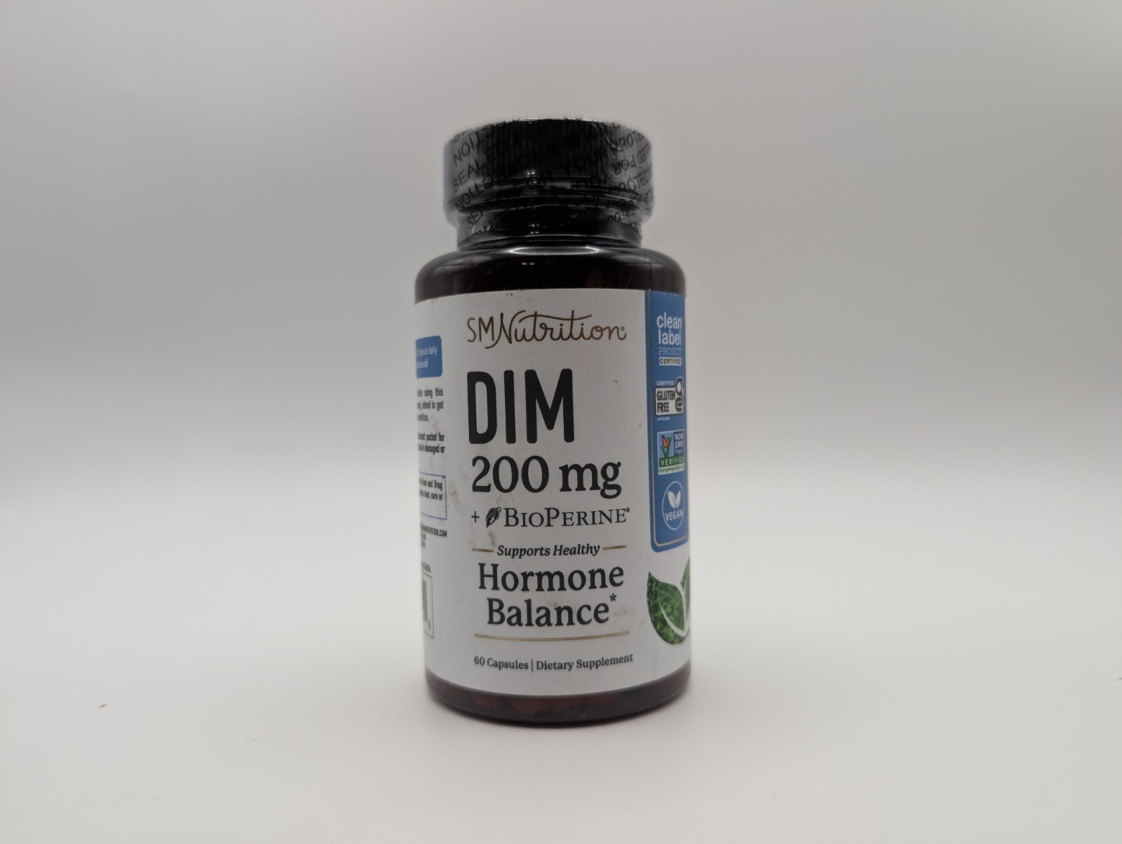 SM Nutrition DIM 200mg with BioPerine, 60 Capsules, EXP: 04/2027- NEW SM Nutrition DIM 200mg with BioPerine, 60 Capsules, EXP: 04/2027- NEW