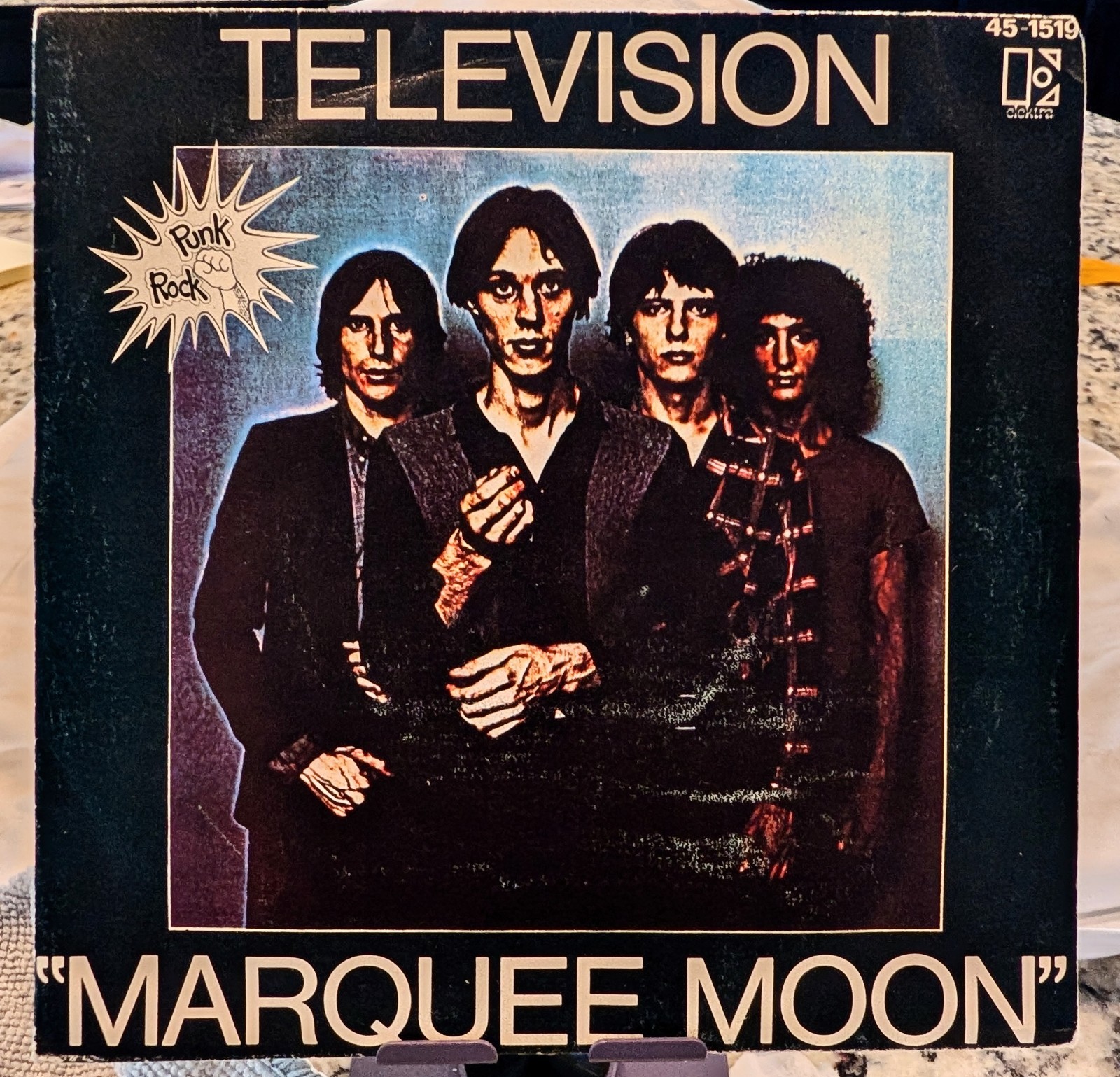 RARE TELEVISION Marquee Moon Spanish Elektra - Hispavox - Verlaine 45-1519