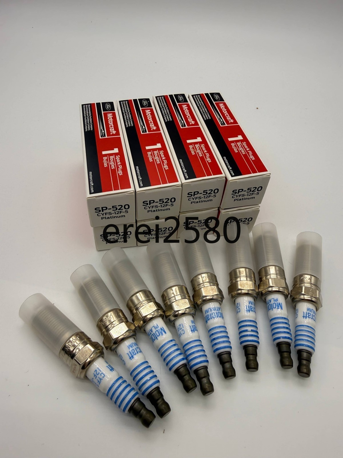 8PCS Genuine SP-520 Platinum Spark Plugs CYFS-12F-5 For Ford CYFS12F5 US