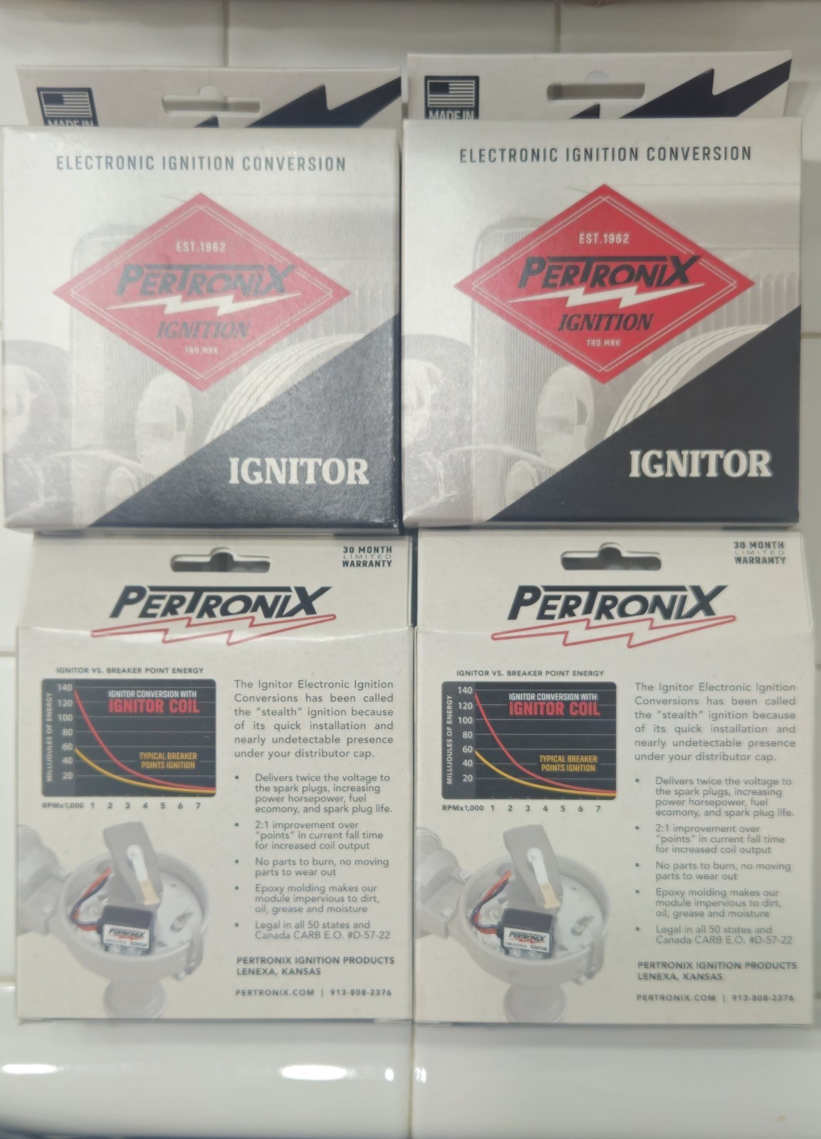 For Ford V8 Pertronix 1281 Ignition Points-to-Electronic Conversion Kit Ignitor For Ford V8 Pertronix 1281 Ignition Points-to-Electronic Conversion Kit Ignitor