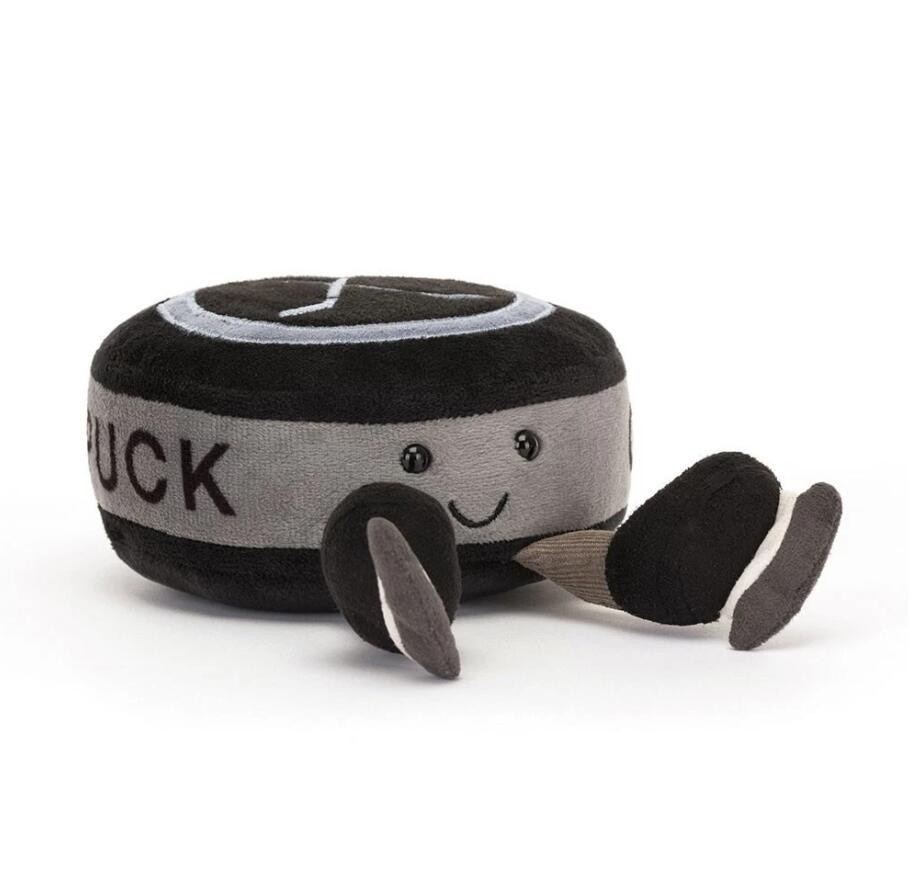 New Jelly-Cat Amuseables Sports Ice Hockey Puck Soft Plush Stuffed Toy Gift 3
