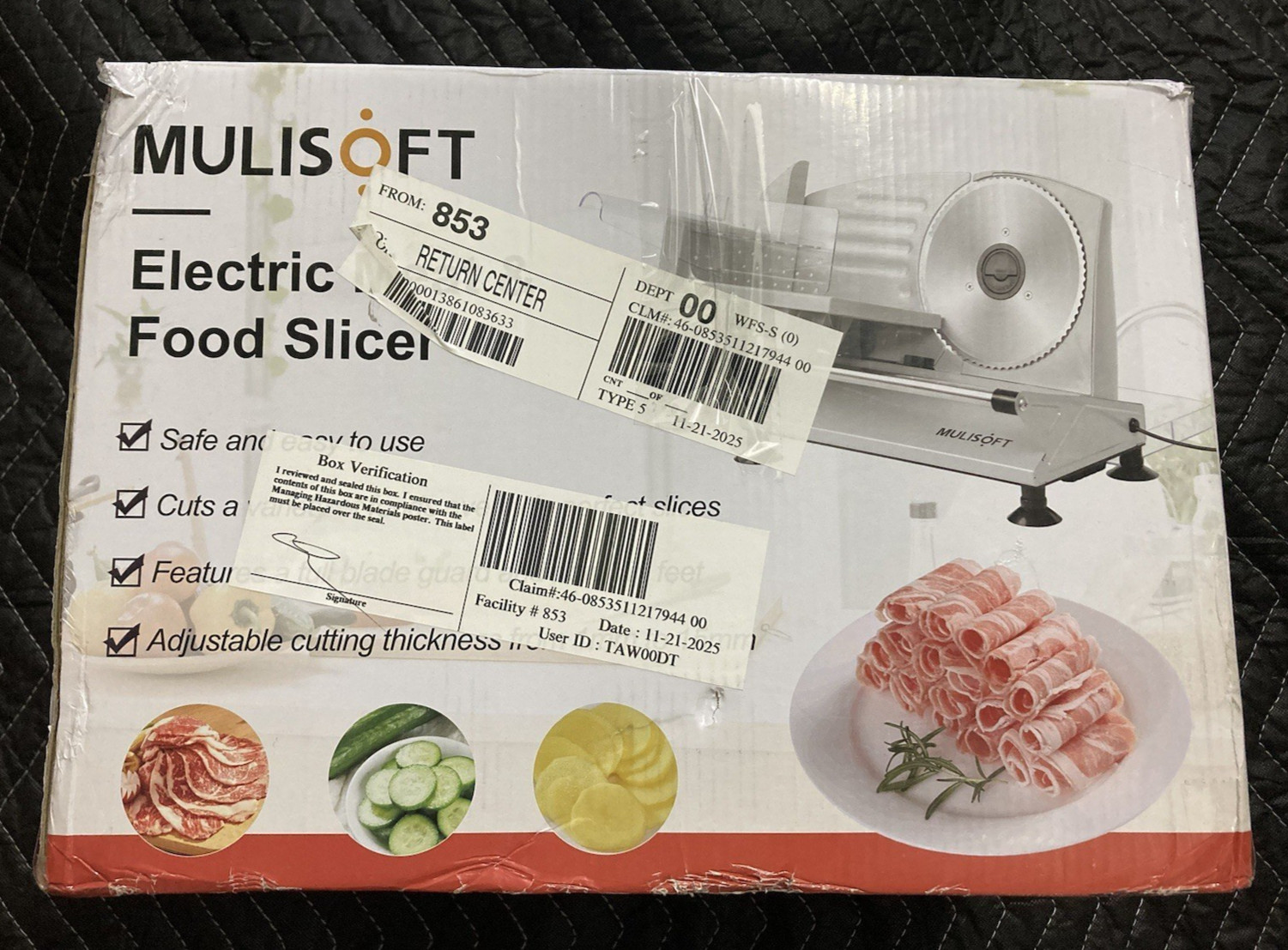 MULISOFT Meat Slicer Electric Deli Food Slicer MULISOFT Meat Slicer Electric Deli Food Slicer
