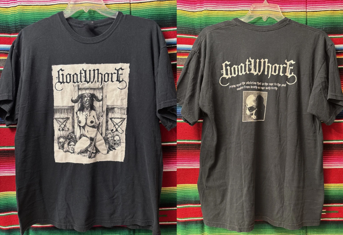 Rare Goatwhore Black T-shirt All Sizes