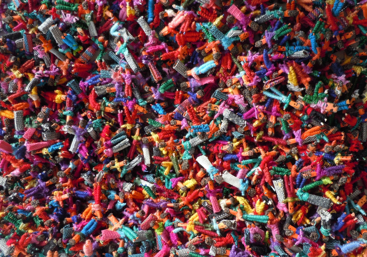 110 Tiny Worry Dolls - Guatemalan Trouble Doll Handmade Mayan - US Seller NEW 110 Tiny Worry Dolls - Guatemalan Trouble Doll Handmade Mayan - US Seller NEW