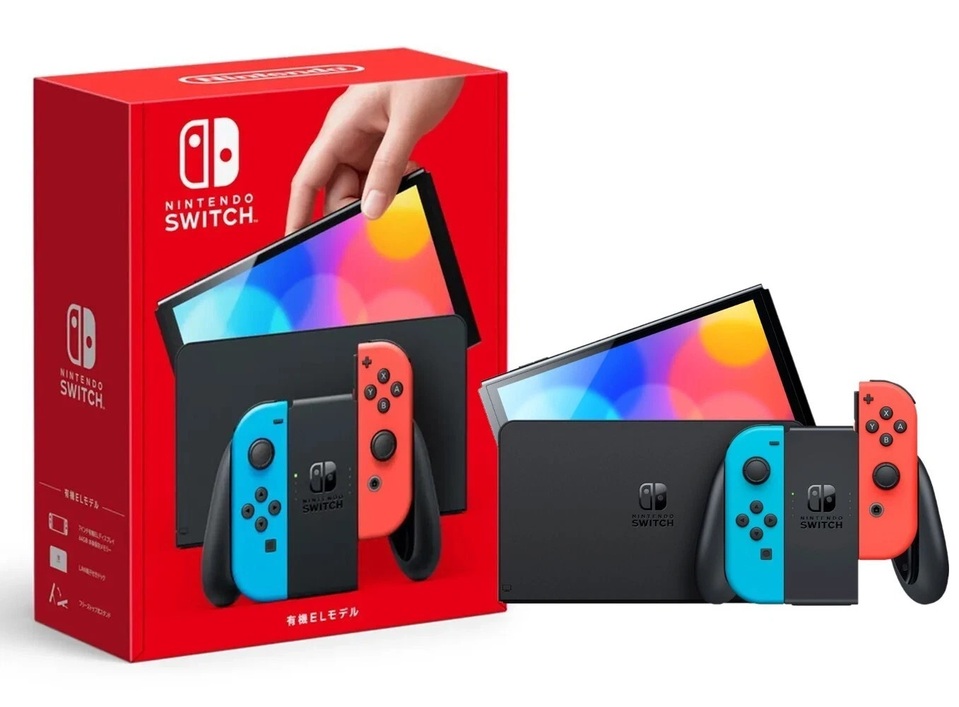 Nintendo Switch OLED 64GB Console Full Set HEG-001  - FAST 