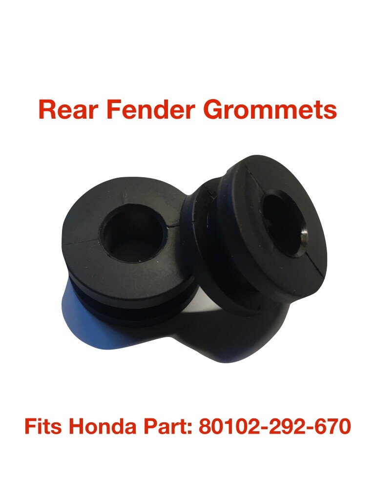 2x Rear Fender Grommets - 80102-292-670 - Great Fit for Honda CB/CL 350 & 450