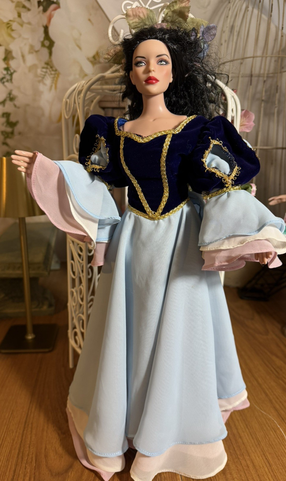 DOLL CLOTHES, PREOWNED PRINCESS DRESS FITS 17 INCH TONNER DEEANNA SIZE DOLL
