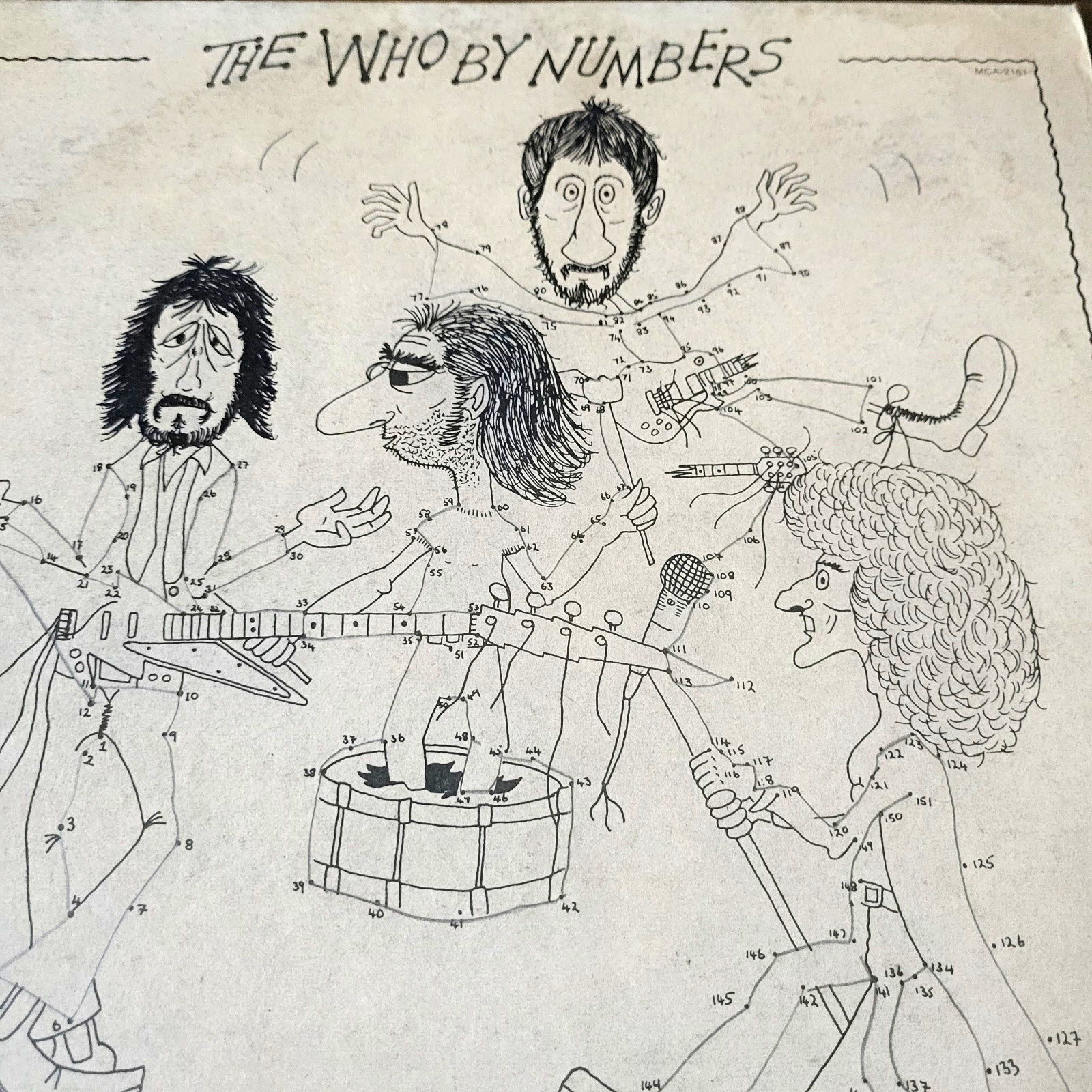 The Who - The Who By Numbers MCA Records First Pressing 1975 Rock Vinyl LP