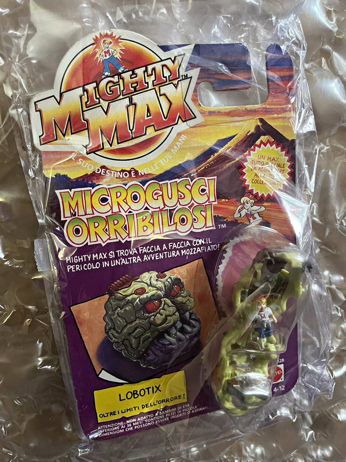 Mattel Mighty Max Microguys Lobotix Spanish Mexico rare 90s Vintage Mattel Mighty Max Microguys Lobotix Spanish Mexico rare 90s Vintage