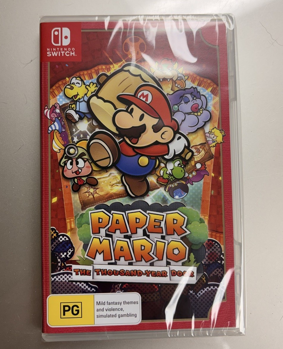 Paper Mario: The Thousand-Year Door (AUS) Switch Brand New Game (2024 RPG)