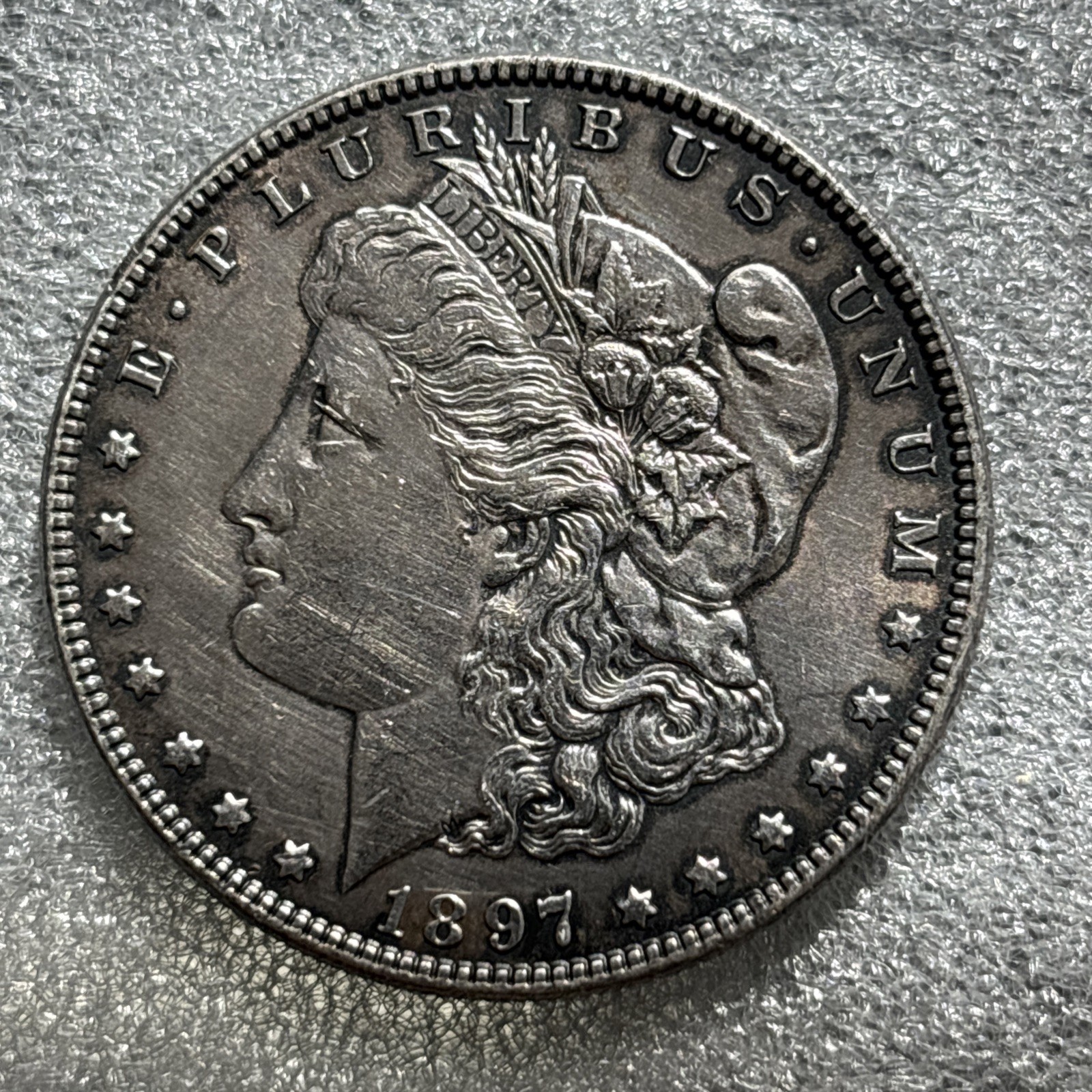 1897-P Morgan Silver Dollar #18. Tested For Authenticity. 1897-P Morgan Silver Dollar #18. Tested For Authenticity.