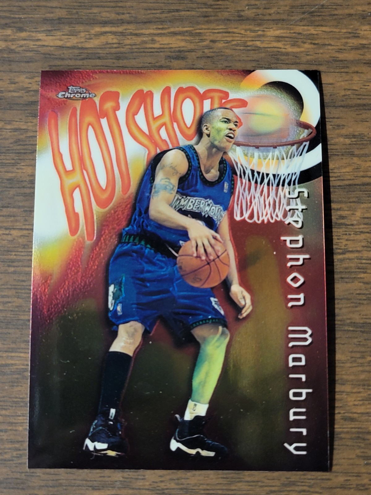 1997-98 Topps Chrome - Season\'s Best Hot Shots #29 Stephon Marbury
