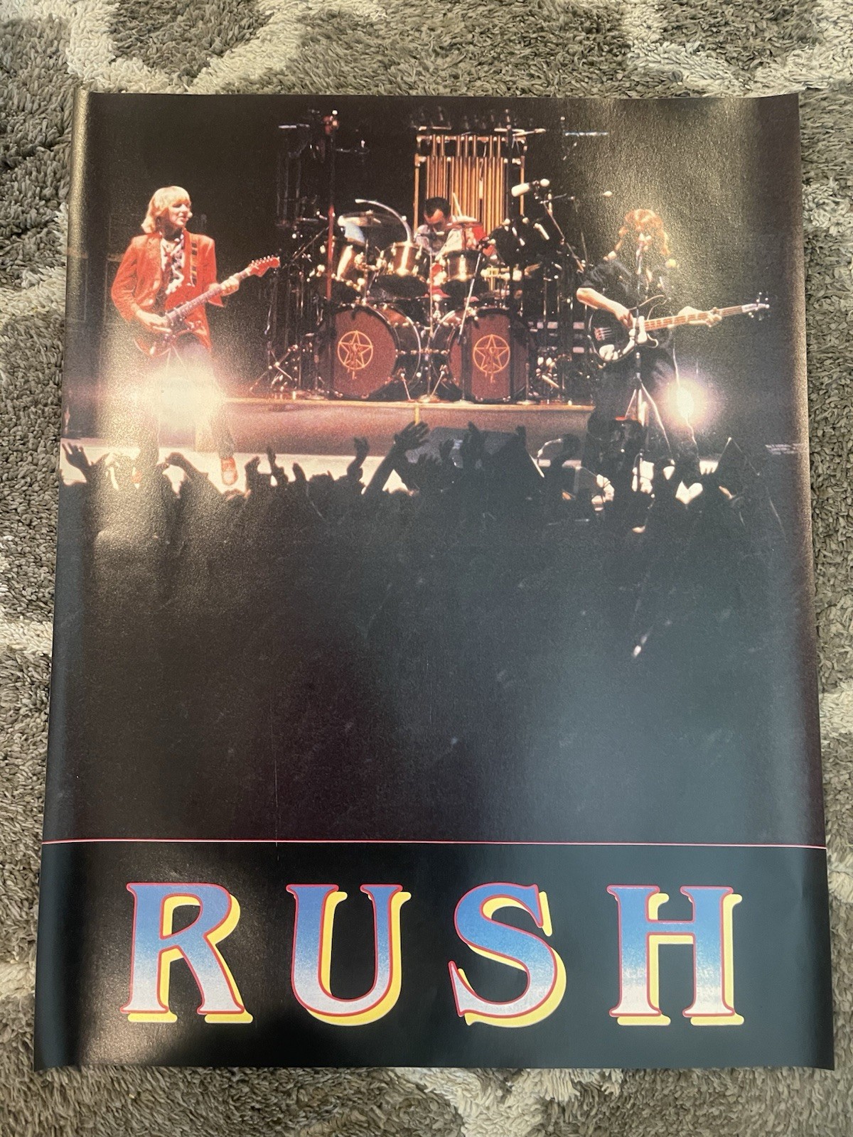 Vintage 1983 Rush Concert Poster 17\ Vintage 1983 Rush Concert Poster 17\