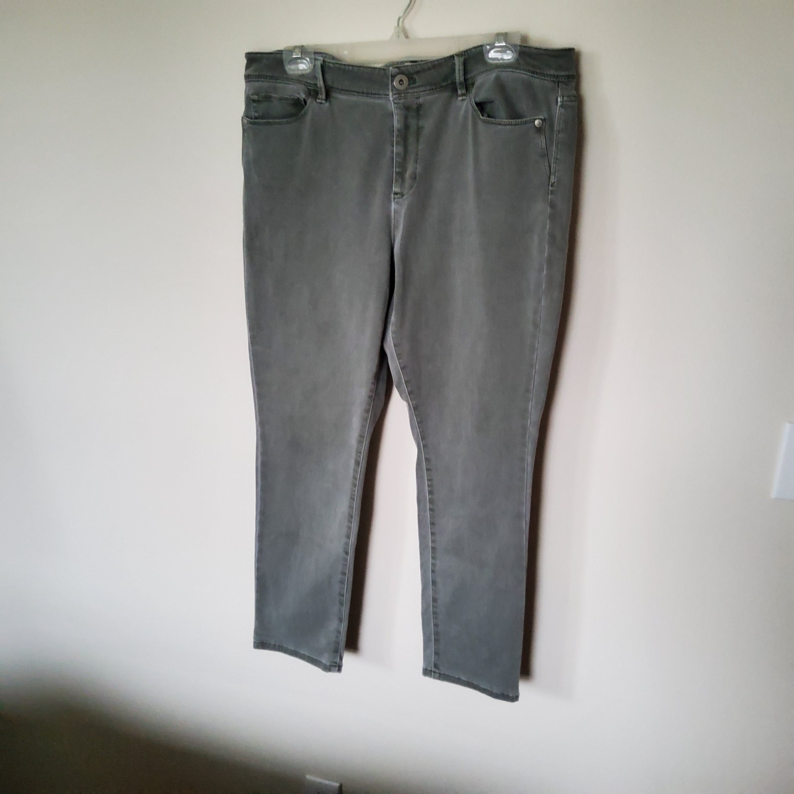 J Jill Denim Sage Green Slim Ankle Jeans size 14 J Jill Denim Sage Green Slim Ankle Jeans size 14