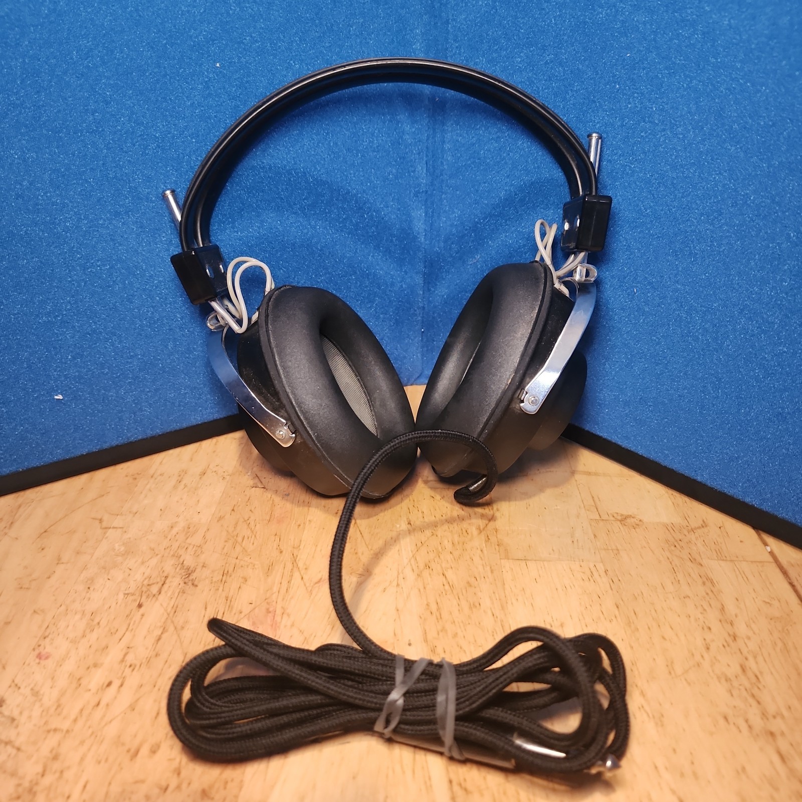 Vintage Sony DR-5A Stereo Over Ear Headphones 1960s, Working