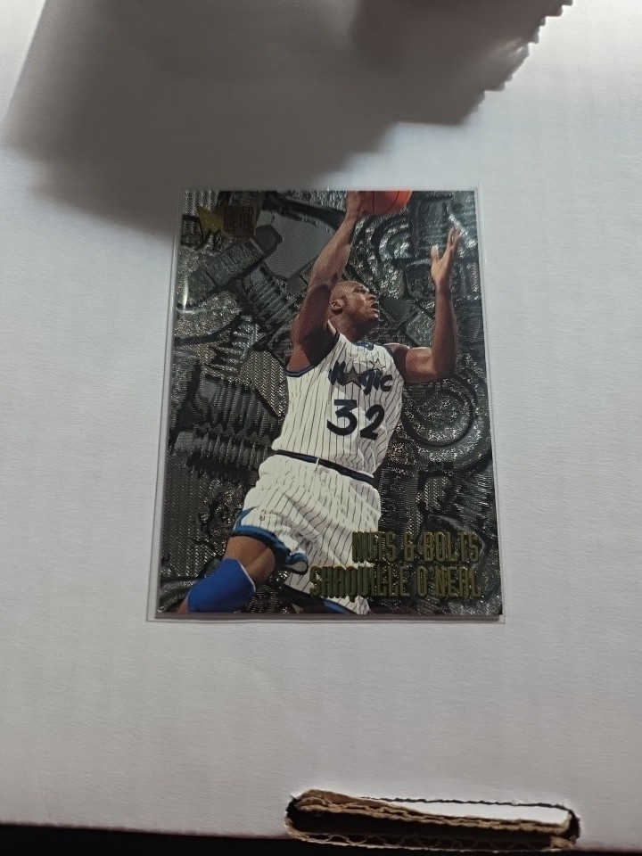 1995-96 Fleer Metal Nuts & Bolts SHAQ Shaquille O'Neal #215 Orlando Magic NBA 1995-96 Fleer Metal Nuts & Bolts SHAQ Shaquille O'Neal #215 Orlando Magic NBA