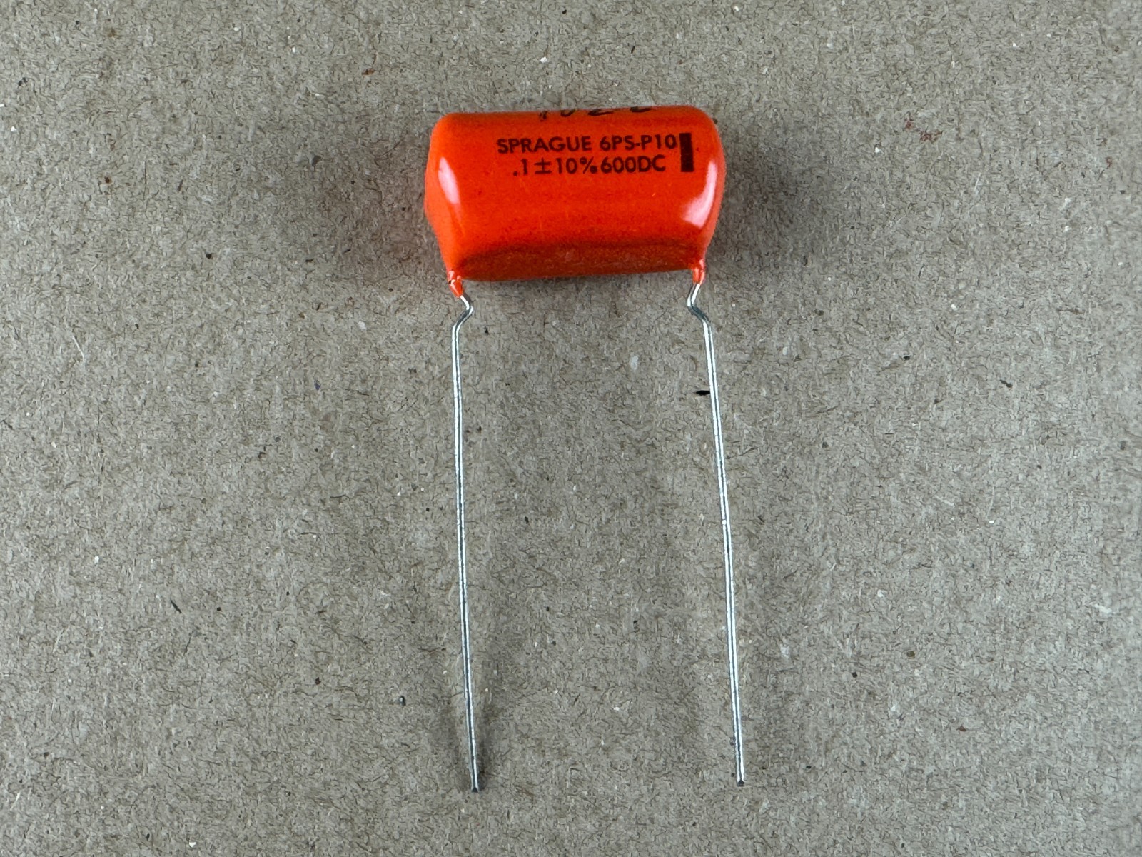 NOS 1960s Vintage Sprague Orange Drop .1 uf 600v Tube Amp Tone Capacitor (Qty Av