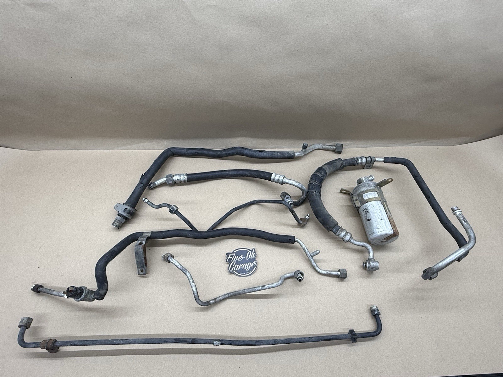 88-91 CRX, Civic A/C Refrigerant Lines Compete Set Used OEM 88-91 CRX, Civic A/C Refrigerant Lines Compete Set Used OEM