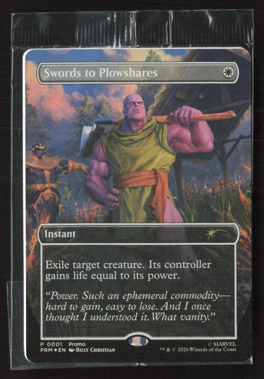 SEALED Swords to Plowshares P0001 - Foil - MTG Magic the Gathering (PSA Promo) SEALED Swords to Plowshares P0001 - Foil - MTG Magic the Gathering (PSA Promo)