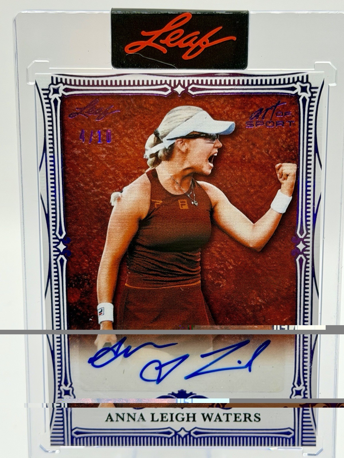 2026 Leaf Art of Sport Anna Leigh Waters Canvas Auto /10 Pickleball Goat Big Hit 2026 Leaf Art of Sport Anna Leigh Waters Canvas Auto /10 Pickleball Goat Big Hit