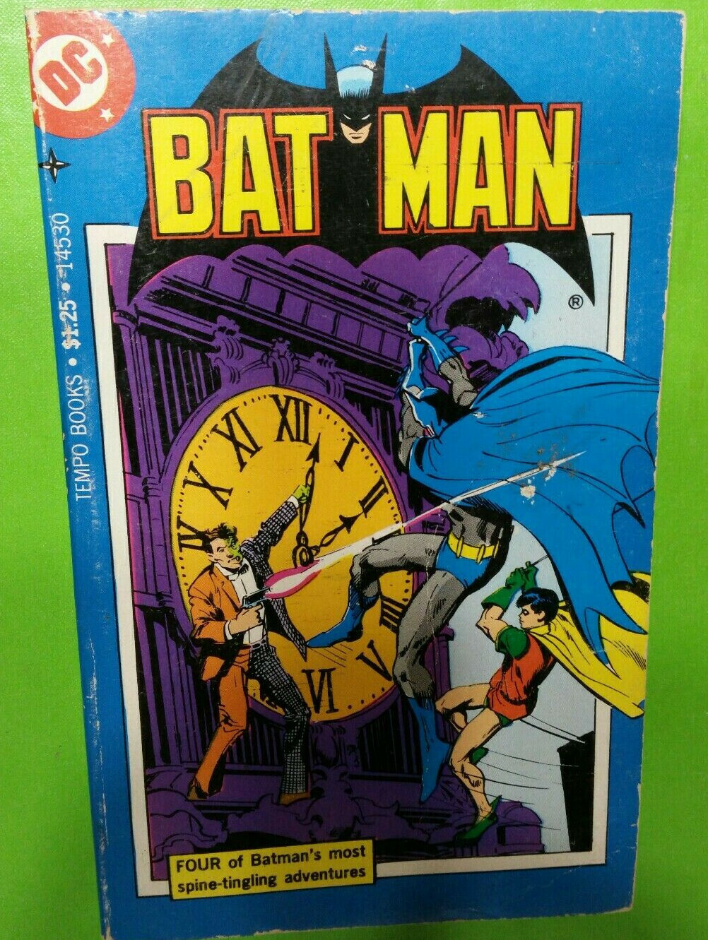 Batman--Four spine-tingling adventures-Tempo Books-Pbk-1977-cartoon adventures