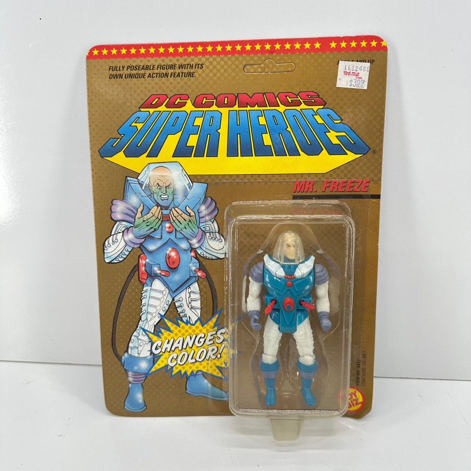 Toy Biz DC Comics Super Heroes Mr Freeze Action Figure New Sealed MOC Unpunched
