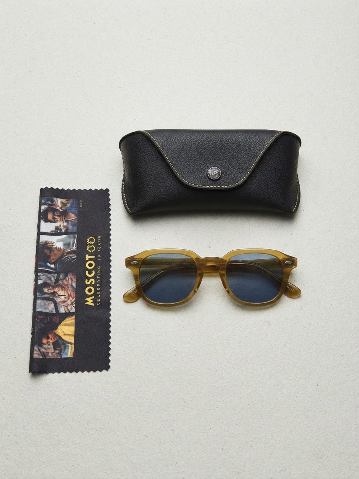 Moscot Gatkes Sun Sunglasses - Blonde, Size 49 - Brand New, Never Worn w/ Case