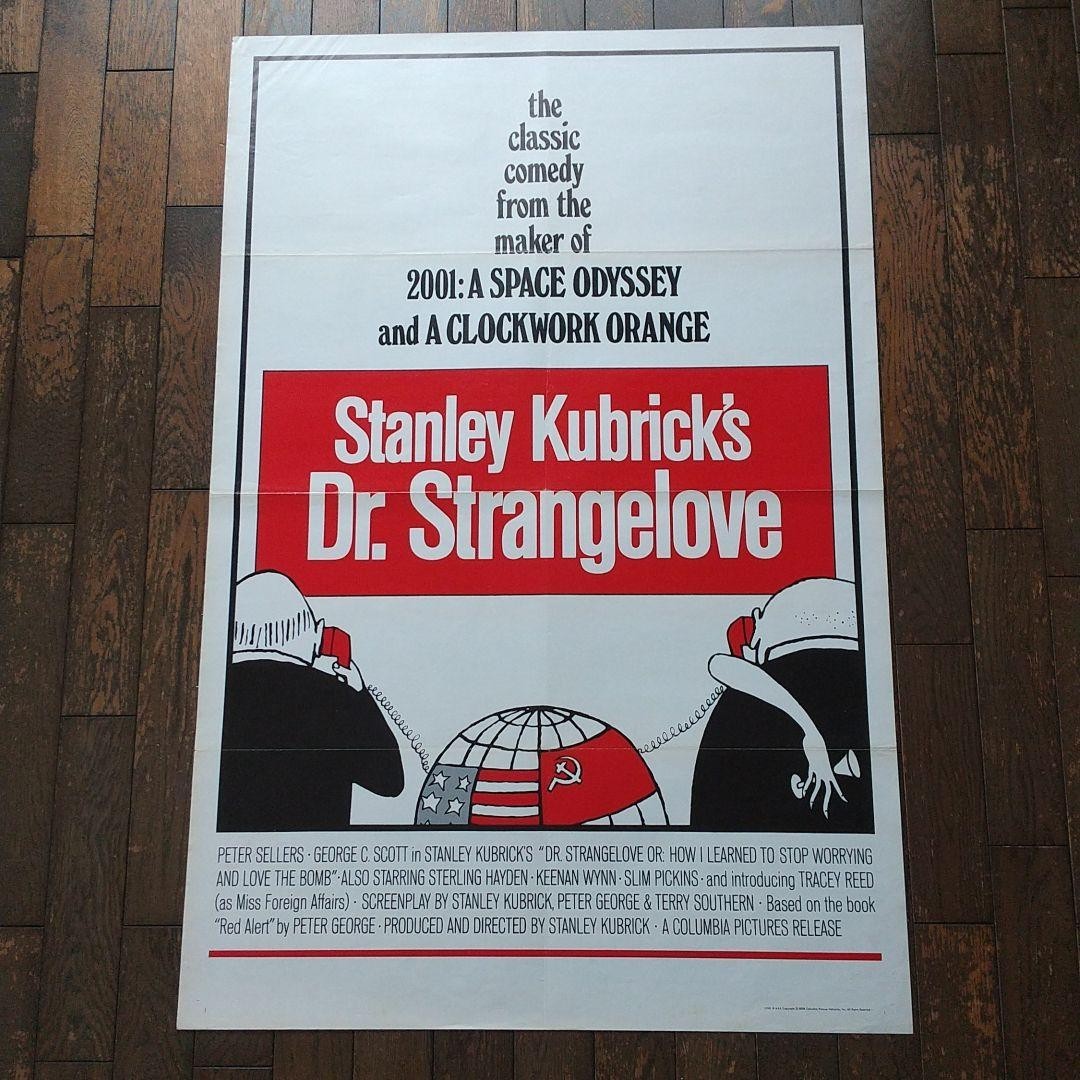 Stanley Kubrick's Dr. Strangelove Movie Poster 41 x 27 inch Used