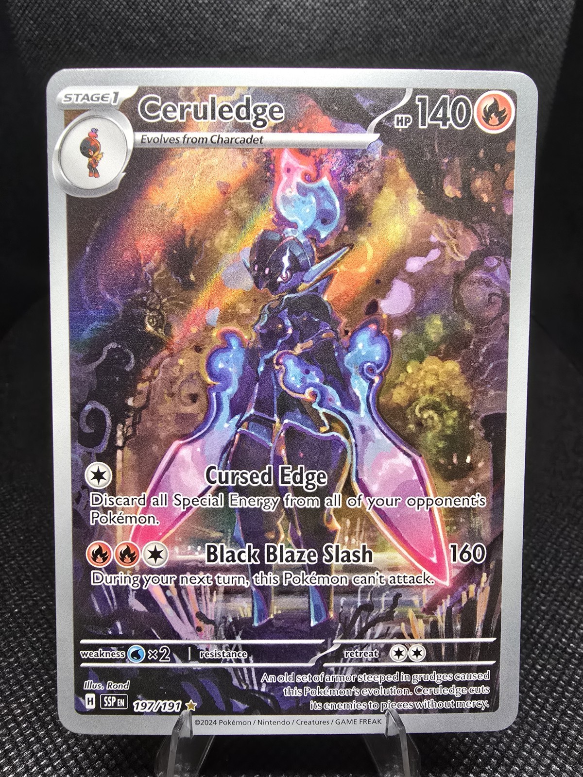 Ceruledge 197/191 Sv08: Surging Sparks Holo