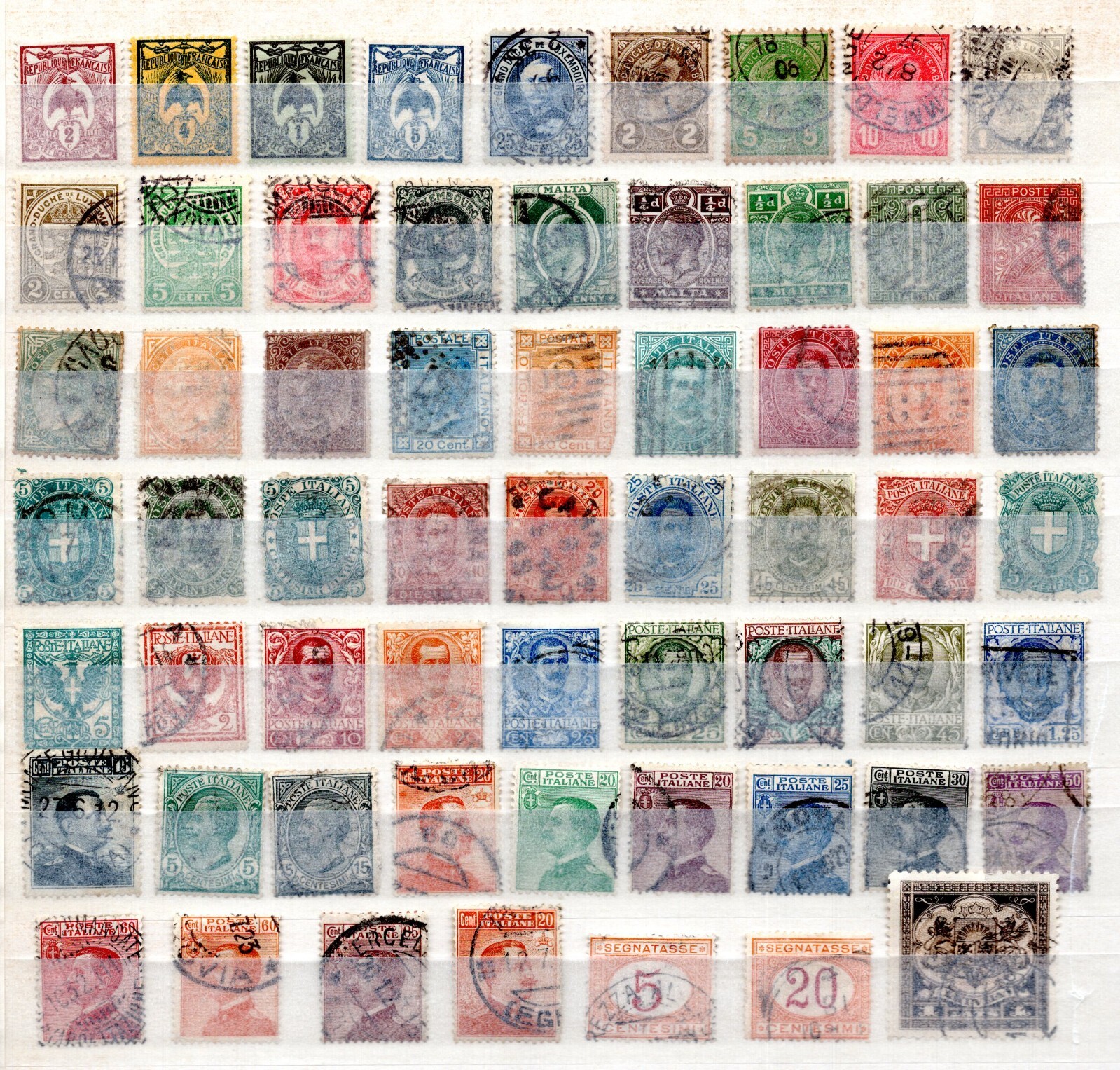 Europe 1860-1970S Collection Of 700+ Stamps Mostly Used Includes Many Mnh