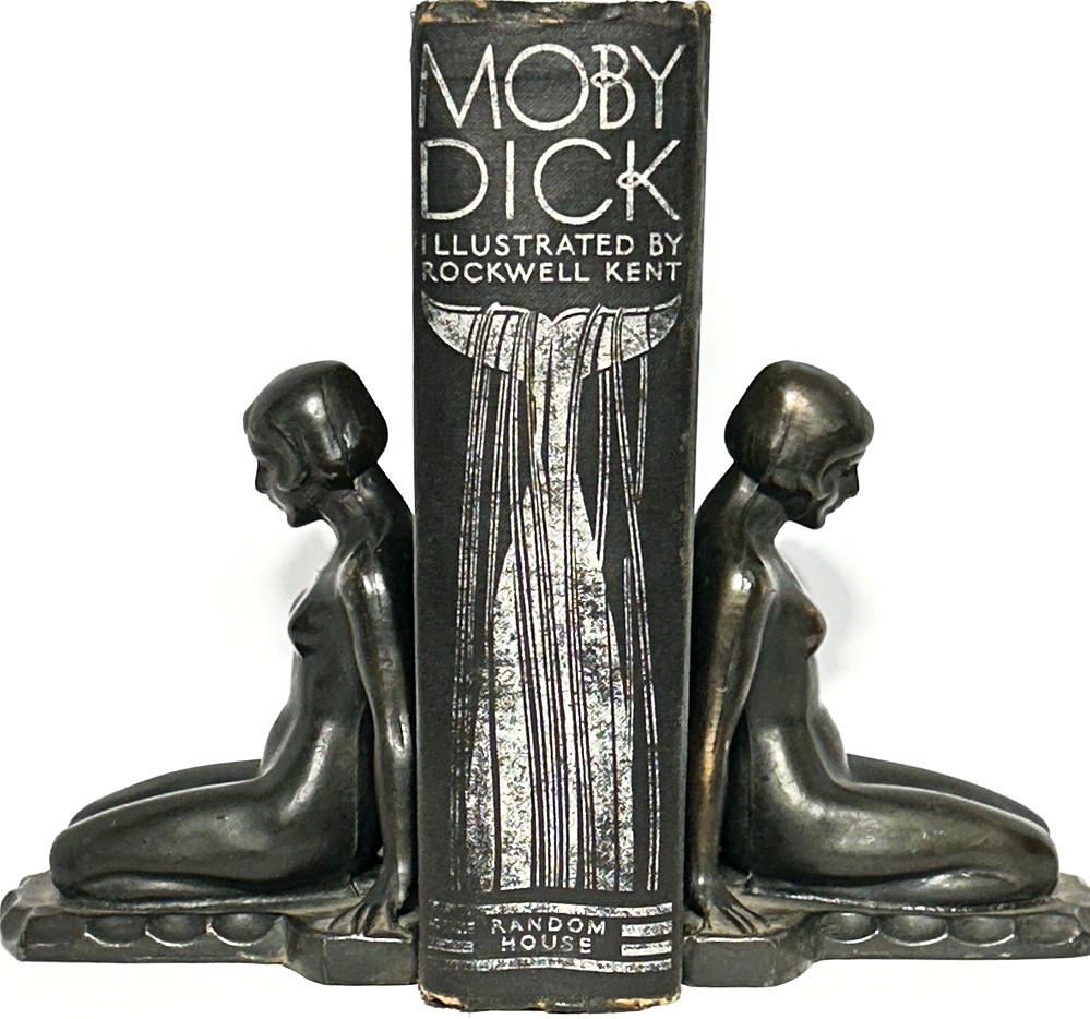 1930 MOBY DICK Whale Oil FIRST EDITION Art Deco ROCKWELL KENT Antique H MELVILLE