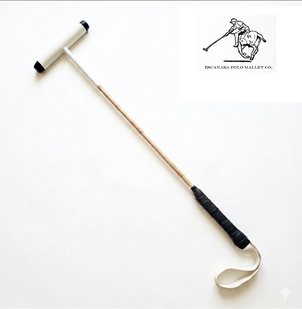 Hand Craft Foot Polo Practice Mallet,  Custom Length and Color-Free Shipping