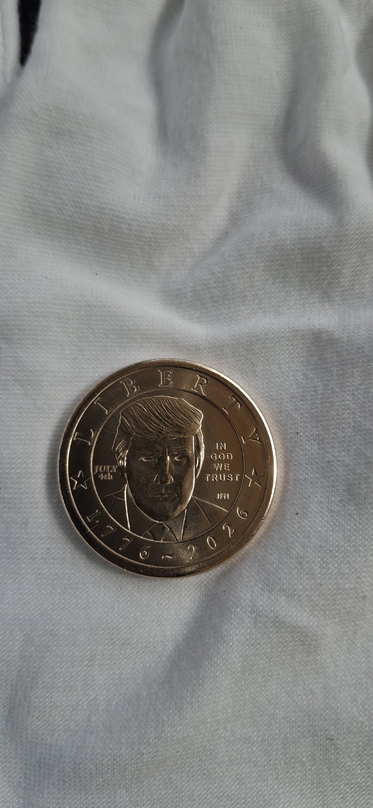 2025 Donald Trump $1 Coin – July 4th Privy Mark – Uncirculated – Raw