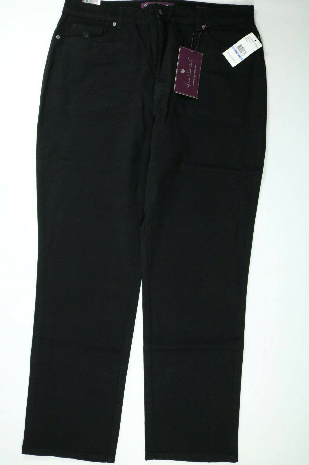 Women’s Gloria Vanderbilt Amanda Black Slimming Jeans NEW NWT
