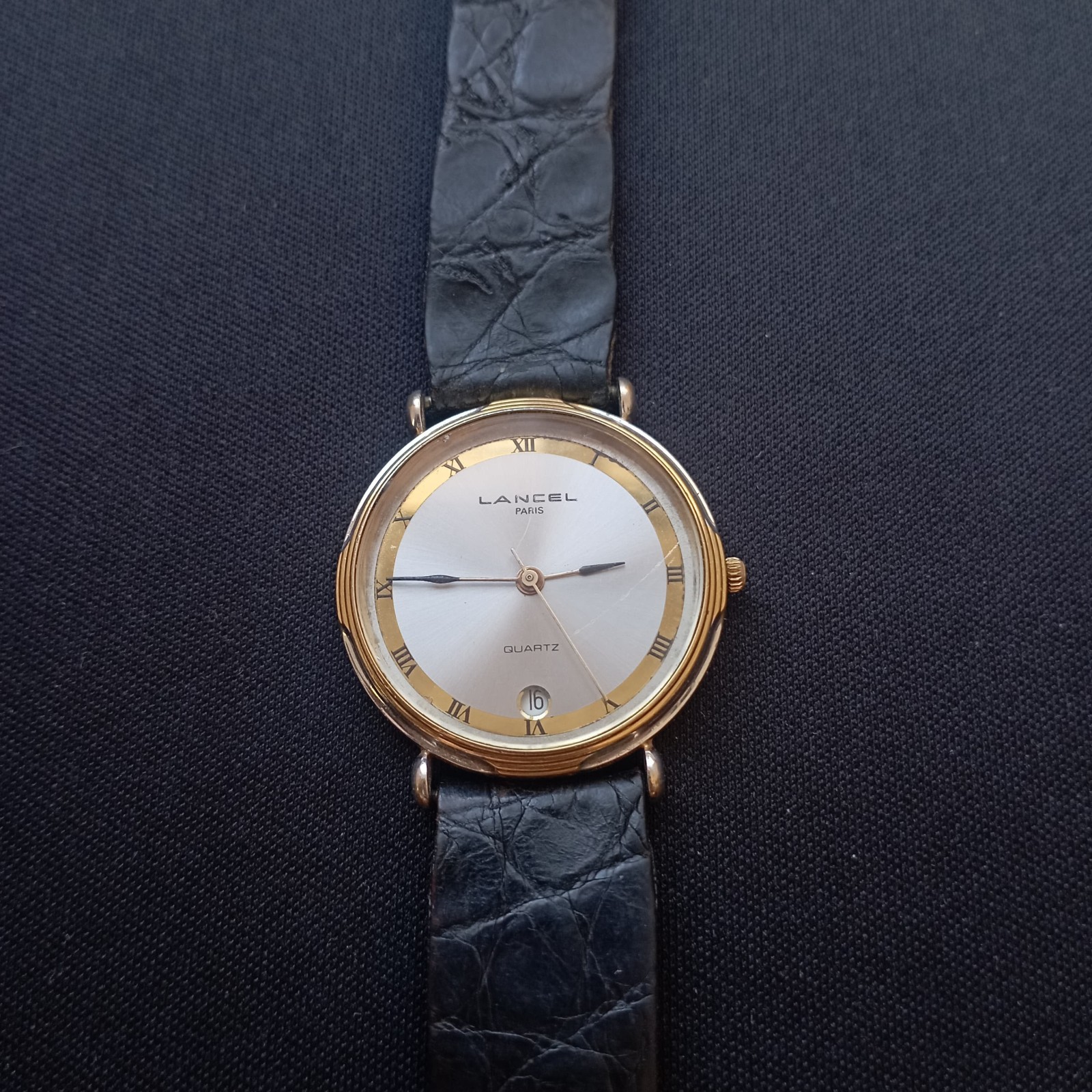 Rare Lancel Paris Quartz ladies swiss made movement 7 jewels