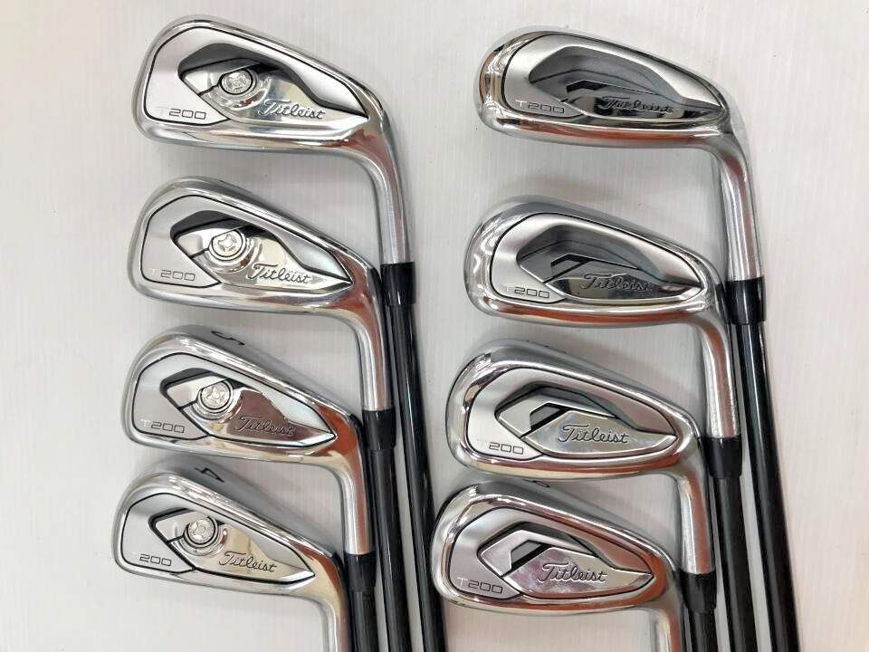 Titleist T200 Iron 8 Club Set 4I - 9I,PW,48° MCI 60 Flex R Men RH 2019 Used