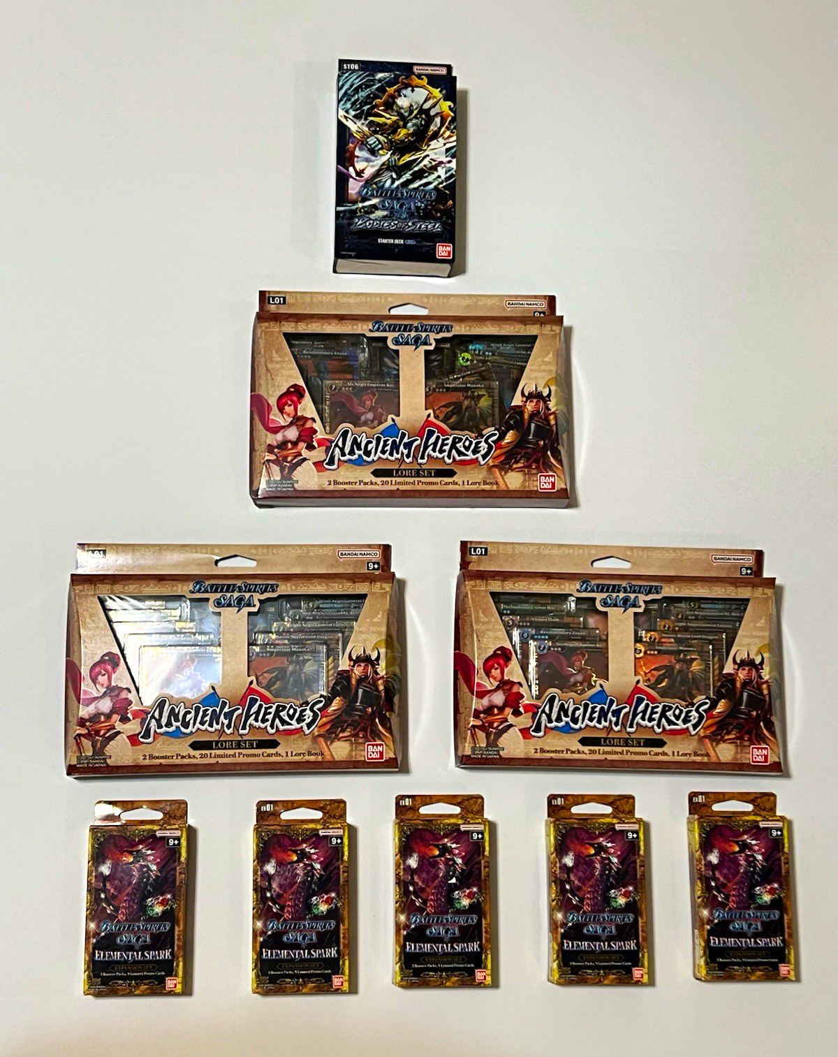 Bandai Namco Battle Spirits Saga Sealed bundle deal expansion sets ,starter deck Bandai Namco Battle Spirits Saga Sealed bundle deal expansion sets ,starter deck