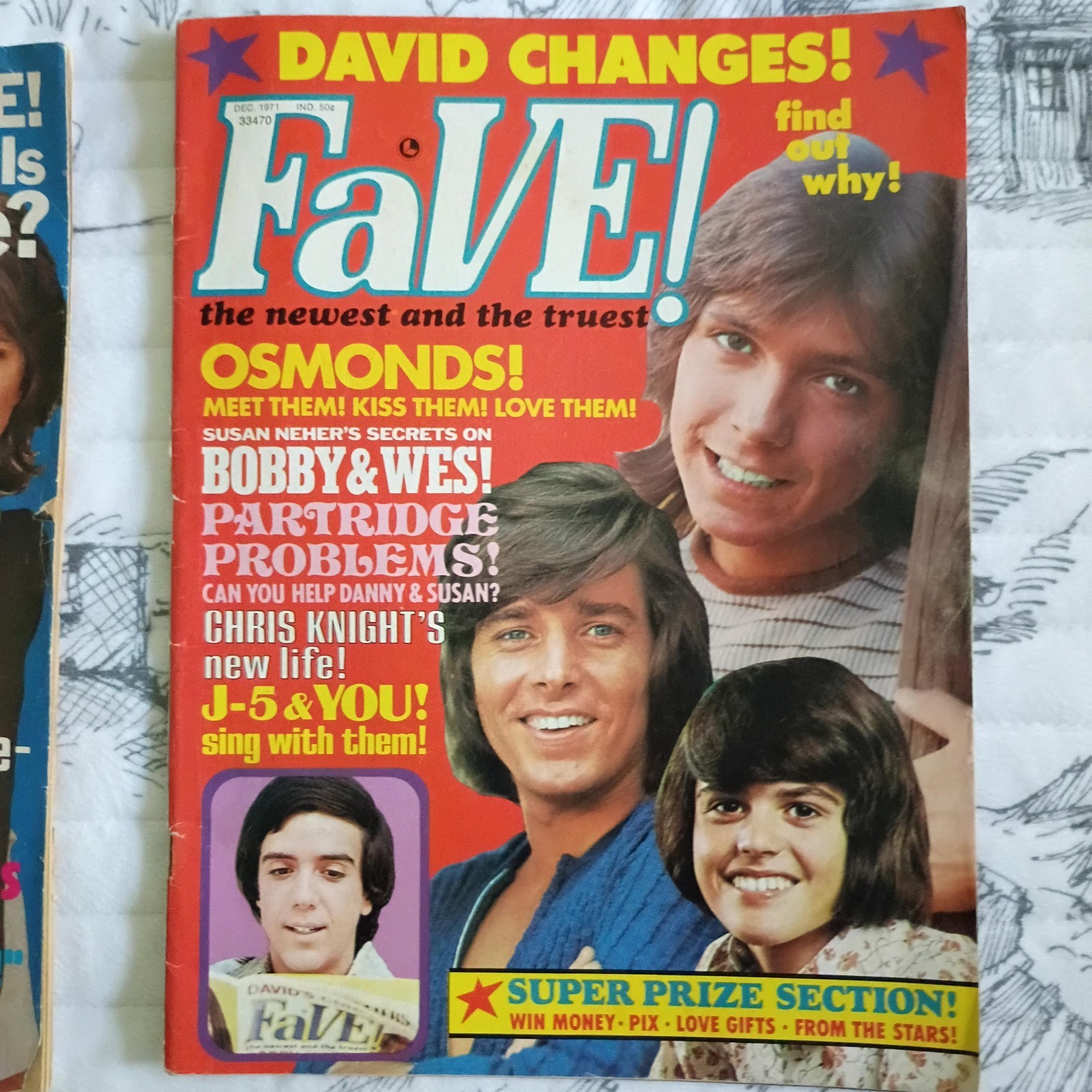 Vintage Fave Magazine – December 1971 Issue Vintage Fave Magazine – December 1971 Issue