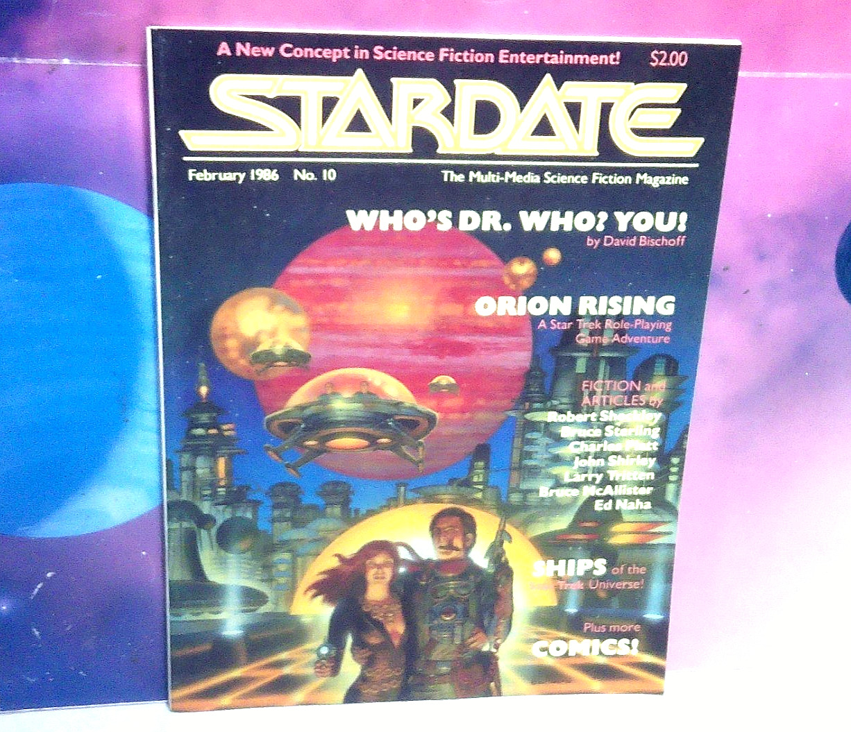 CLASSIC STARDATE MAGAZINE [#10] (1986, STAR TREK & DOCTOR WHO RPG\'s RARE)