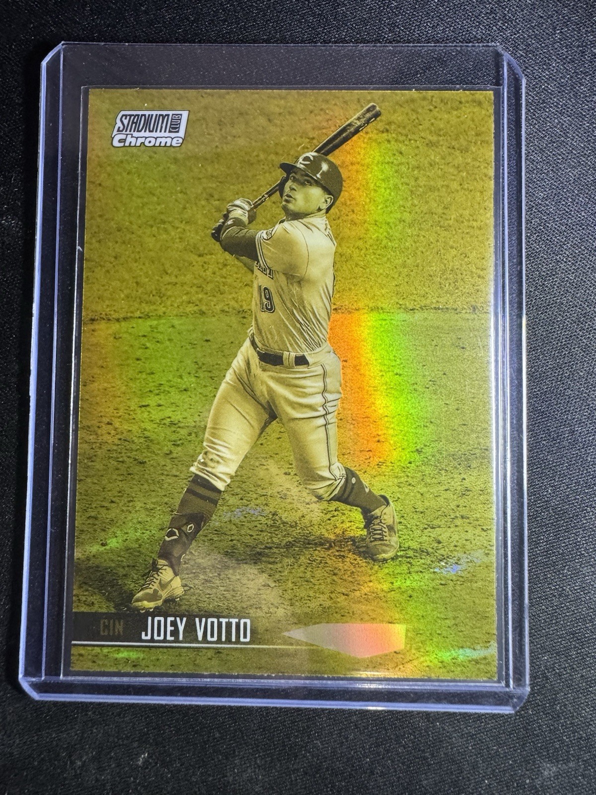 Joey Votto 2021 Topps STADIUM CLUBChrome Gold Minted SSP CASE HIT Joey Votto 2021 Topps STADIUM CLUBChrome Gold Minted SSP CASE HIT