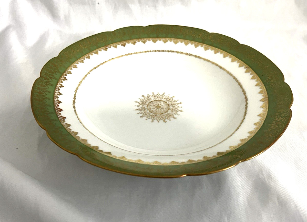GDA270 Gerard Dufraisseix Abbot Limoges soup bowl.   9 1/4