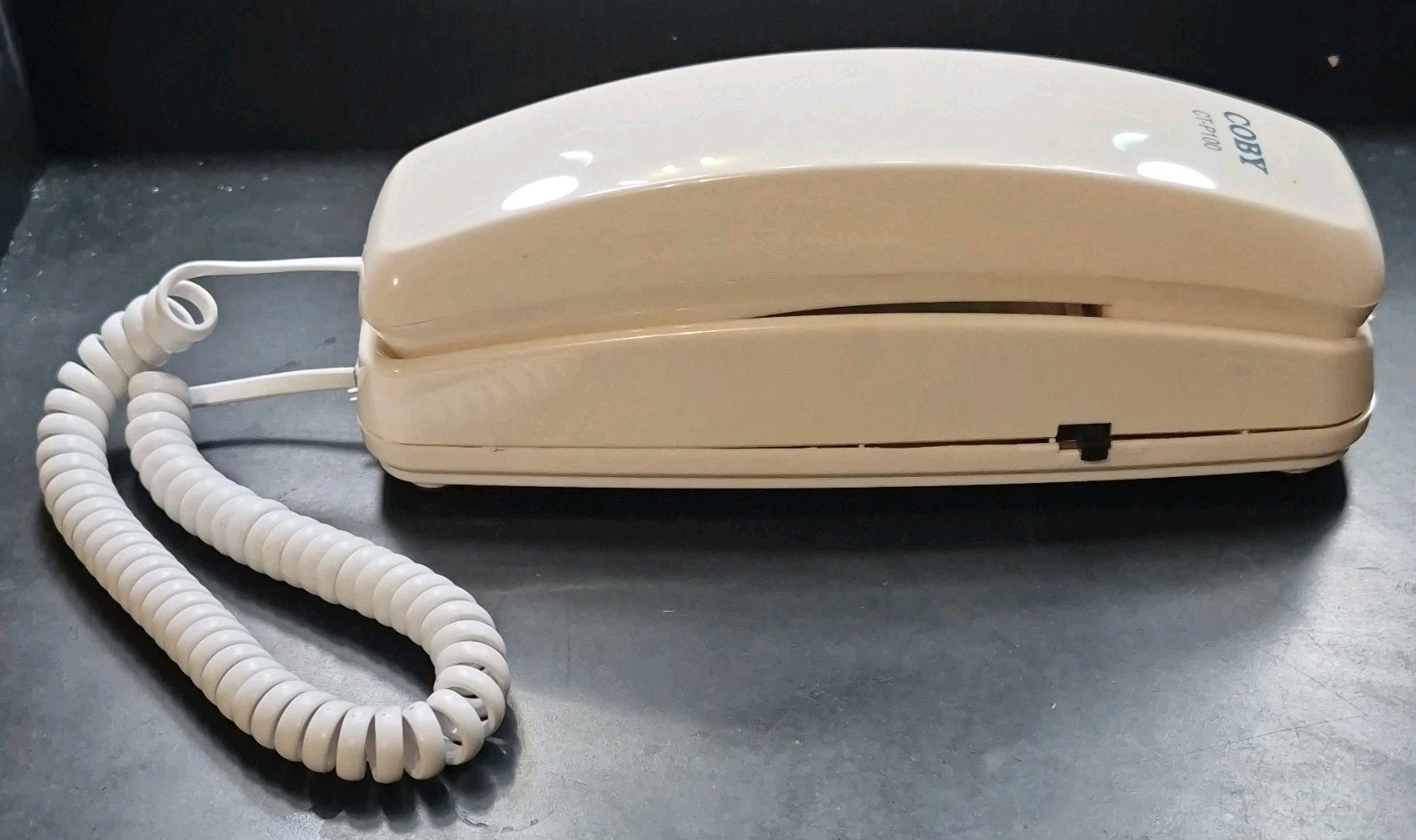 Vintage Coby CT-P100 Wall Mount / Desk Telephone White Landline Phone