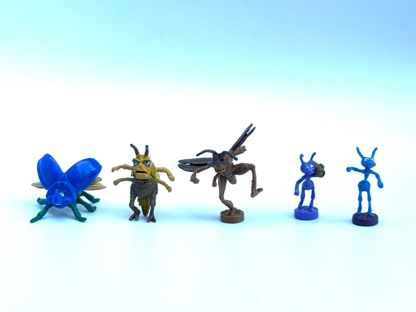 Vintage 1998 Disney/Pixar A Bug\'s Life Mini Figure Lot – 5 Figures