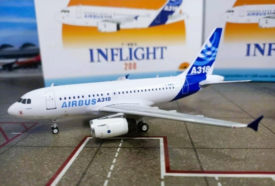 Inflight IF318HOUSE-IA Airbus A318-100 House Hue F-WWIA Diecast 1/200 Jet Model