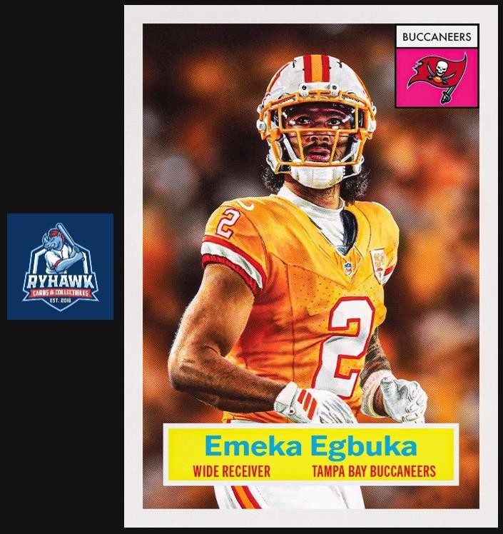 2026 Topps NFL Living Set #4 Emeka Egbuka Tampa Bay Buccaneers *Presale*