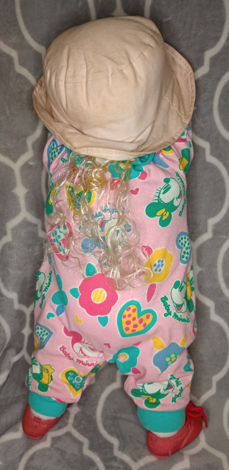 VTG Time Out Doll 24” Tall, Hide N Seek Baby Minnie Mouse Outfit 90\'s Pink Shoes VTG Time Out Doll 24” Tall, Hide N Seek Baby Minnie Mouse Outfit 90\'s Pink Shoes
