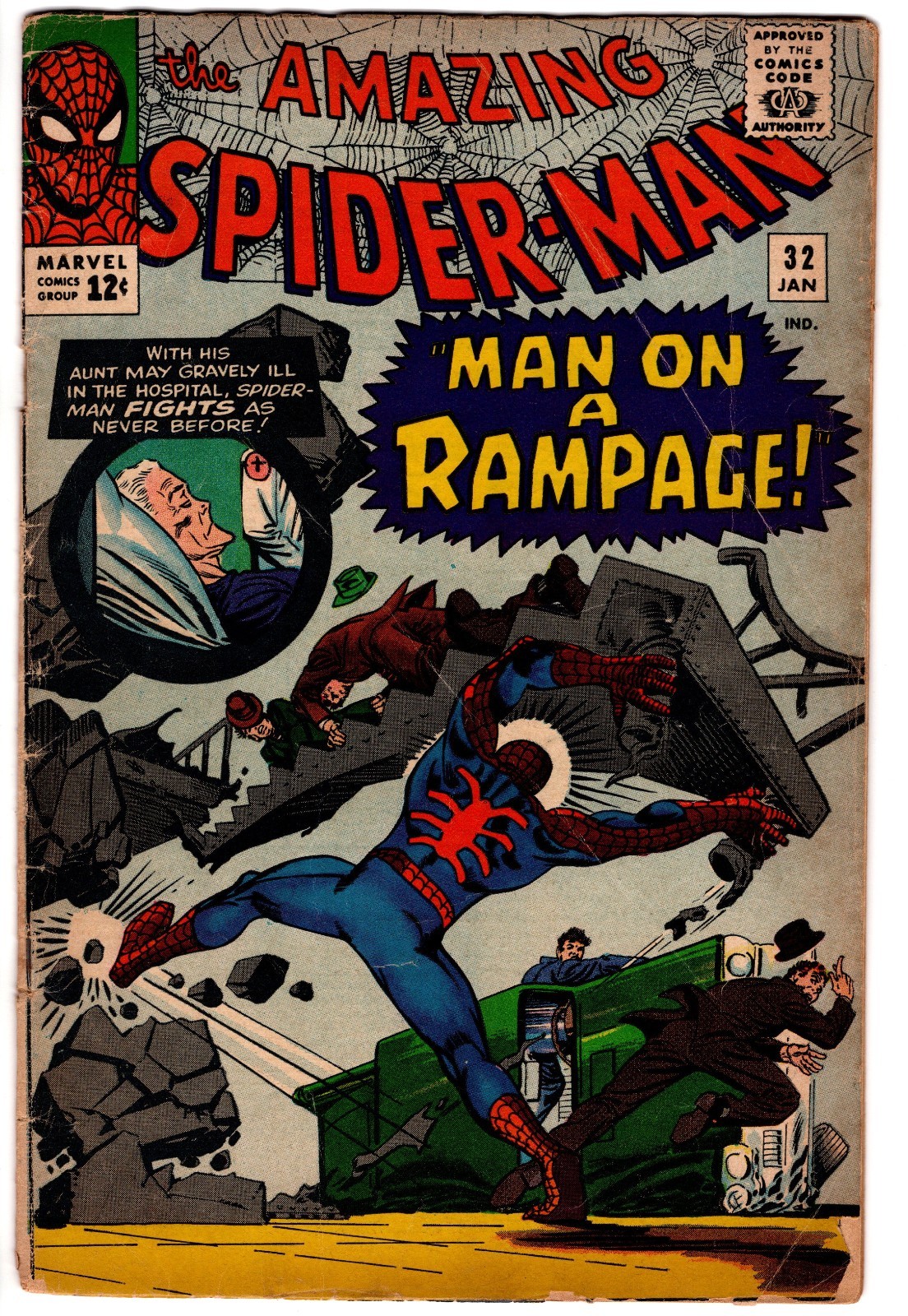 Amazing Spider-Man 32 1966 Marvel Comics VG - 1st Curt Connors Doctor Octopus