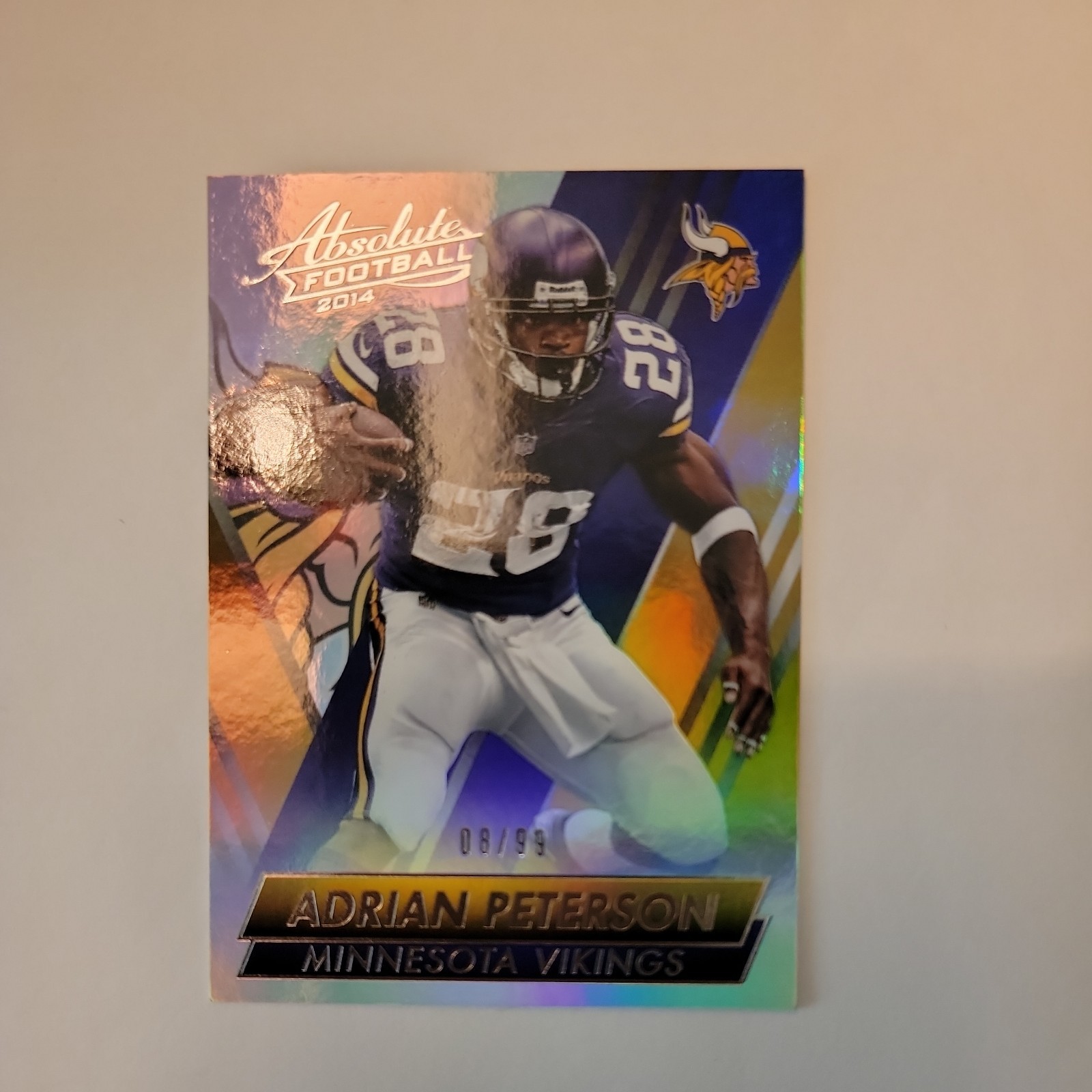 2014 Panini Absolute - Adrian Peterson #25 Spectrum Silver /99