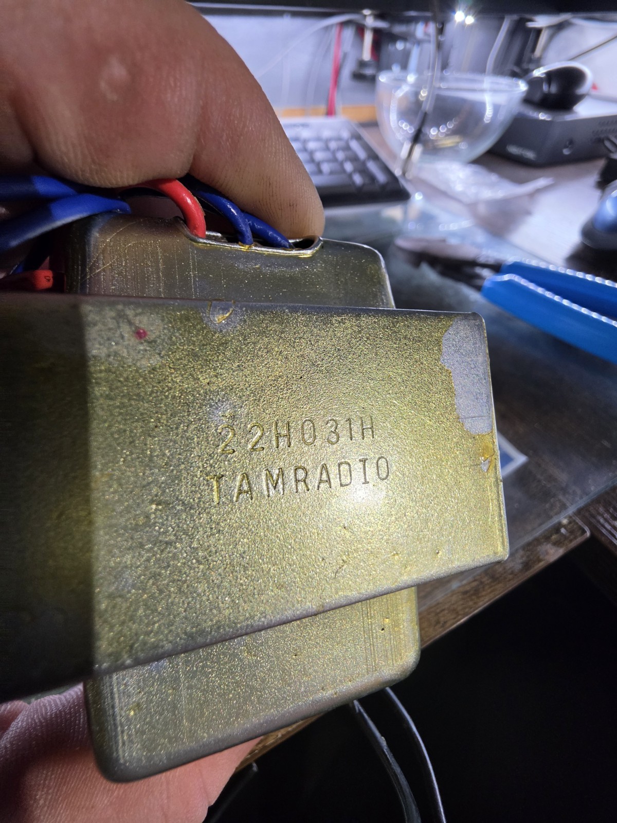 Vintage 1979 Tamura Tamradio F-Series Studio Audio Transformer 118e648 - TESTED