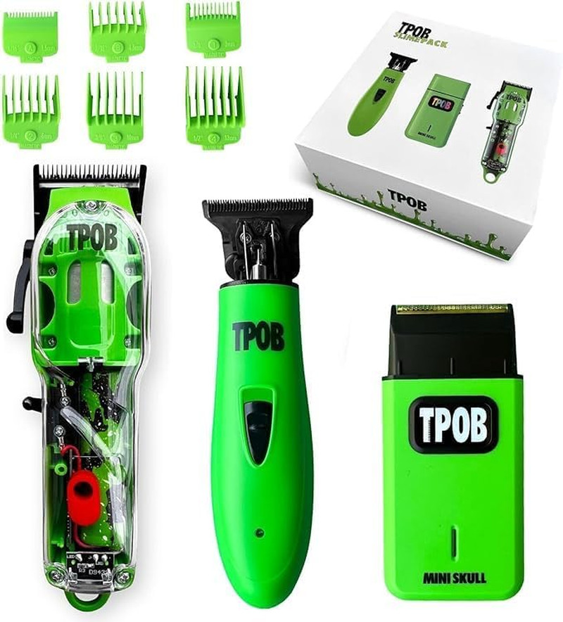 Slime 2 Professional Hair Clippers for Men - Barber Clippers and Trimmers Set wi